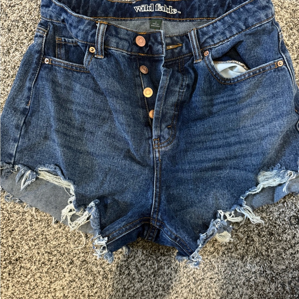 Wild Fable Distressed Denim Jean Shorts